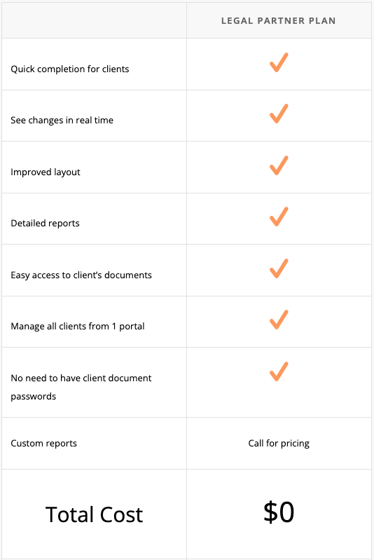 own legal form information